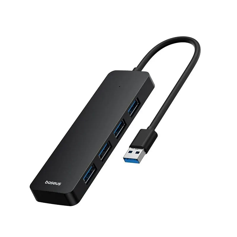 Hub USB 3.0 Baseus de 4 Portas UltraJoy – Multi-Splitter para Portátil e PC