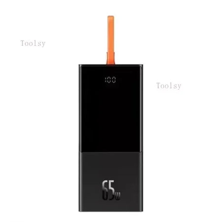 Power Bank Baseus Blade 20000mAh 100W Laptop Quick Charge – Ultra Fino com Ecrã Digital