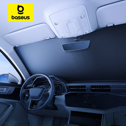 Guarda-Sol Auto Dobrável Baseus GoTrip DT1 – Proteção UV e Isolamento Térmico Sem Varões