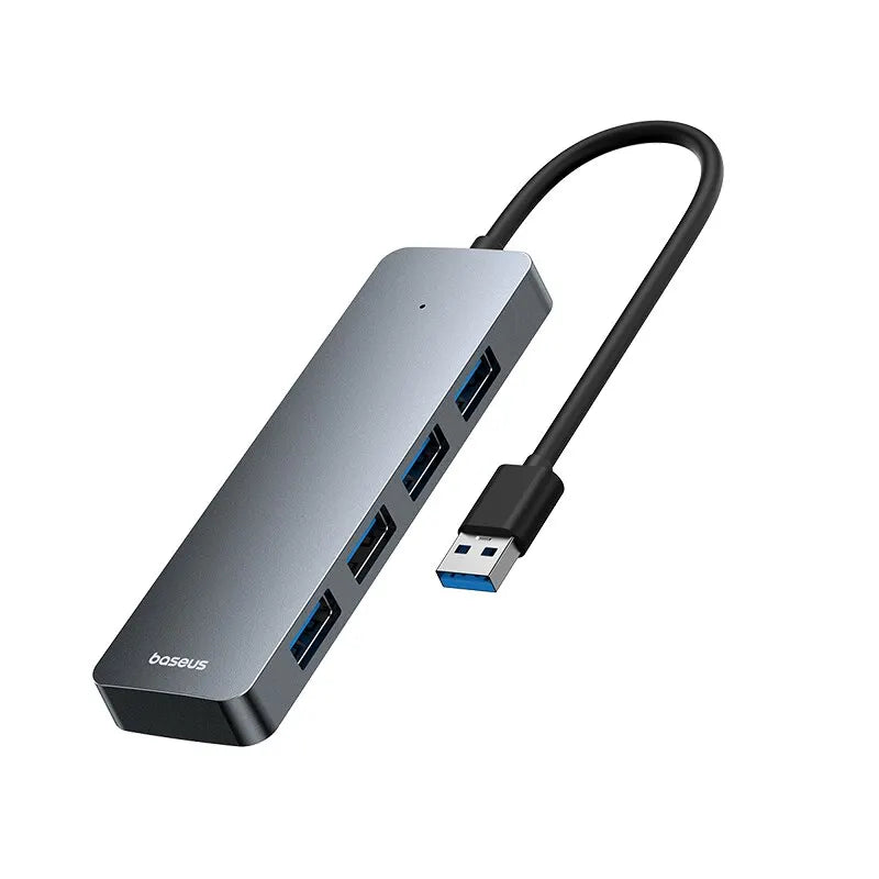 Hub USB 3.0 Baseus de 4 Portas UltraJoy – Multi-Splitter para Portátil e PC