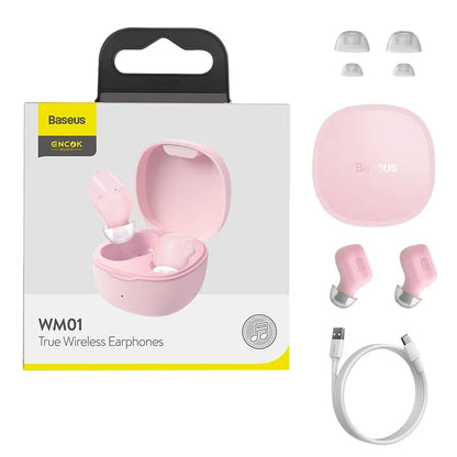 Auriculares Sem Fios Baseus Encok WM01 TWS Bluetooth – Ultra Compactos