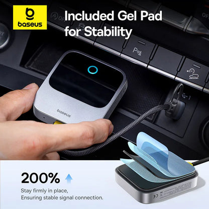 Adaptador CarPlay Sem Fios Baseus (Wired to Wireless) – Conexão Automática Plug & Play