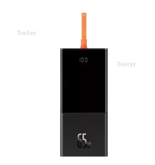 Power Bank Baseus Blade 20000mAh 100W Laptop Quick Charge – Ultra Fino com Ecrã Digital