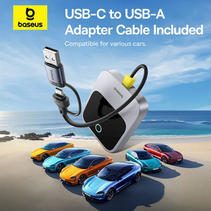 Adaptador CarPlay Sem Fios Baseus (Wired to Wireless) – Conexão Automática Plug & Play