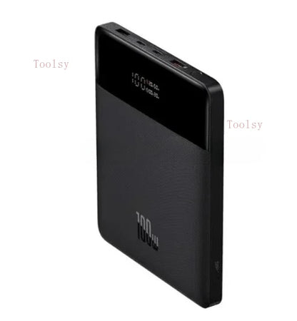 Power Bank Baseus Blade 20000mAh 100W Laptop Quick Charge – Ultra Fino com Ecrã Digital