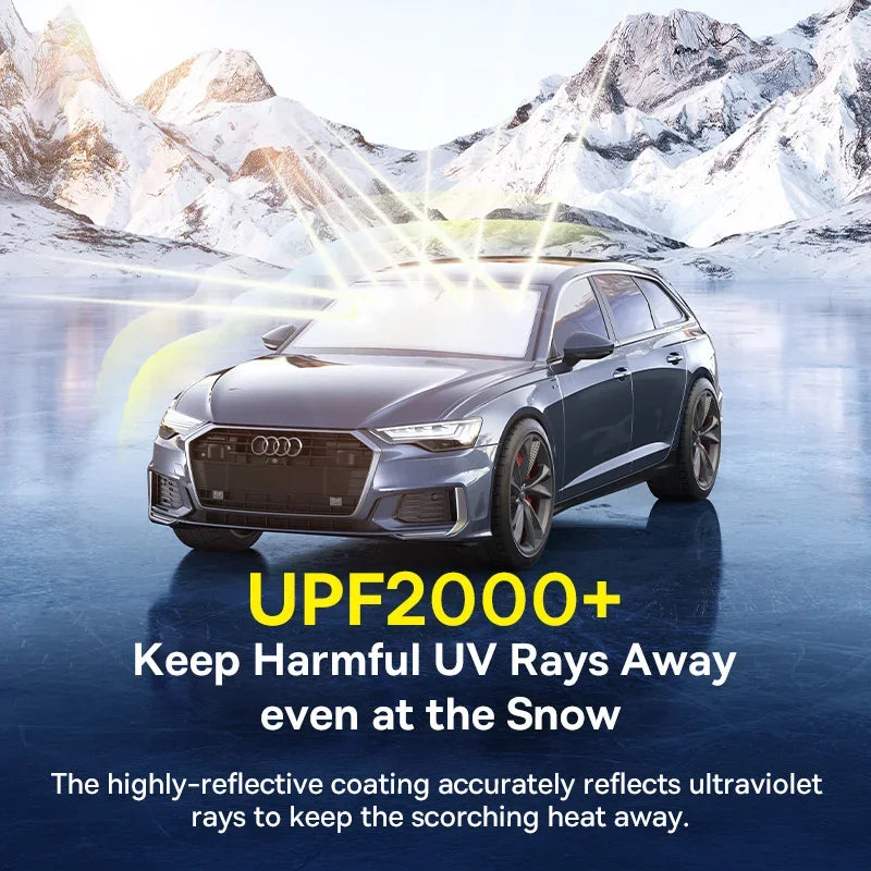 Guarda-Sol Auto Dobrável Baseus GoTrip DT1 – Proteção UV e Isolamento Térmico Sem Varões