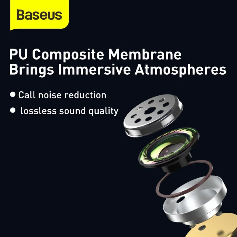 Auriculares Sem Fios Baseus Encok WM01 TWS Bluetooth – Ultra Compactos